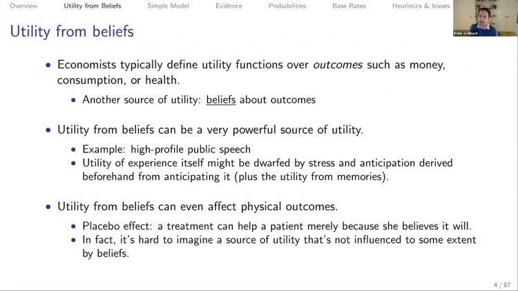 15.  Utility From Beliefs; Learning I