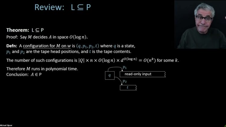 20. L and NL, NL = coNL