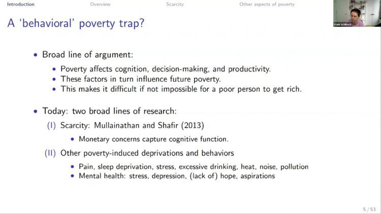 21. Poverty Through the Lens of Psychology