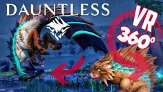 360° DAUNTLESS Behemoth Gnasher Monster Slayer | Free EPIC Game | Tutorial Mission Gameplay in VR