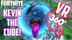 360° KEVIN The CUBEs Floating ISLAND in VR! | Zapper Trap |  Fortnite map change event season 10