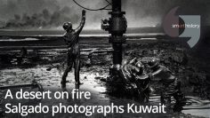 A desert on fire, Salgado photographs Kuwait