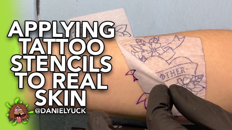 Applying Tattoo Stencils (To Real Human Skin)