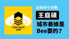 城市養蜂是Bee要的？——城市養蜂人 王庭碩｜科仔七分熟