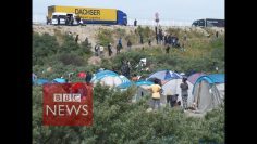 Calais Migrants: Whats it like in the Jungle? (360 video) BBC News