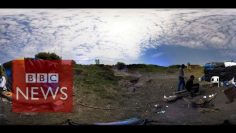 Calais: The Jungle migrant camp in 360 视频 – 英国广播公司的新闻