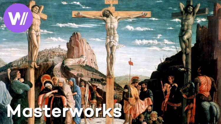 Crucifixion by Andrea Mantegna: Example of his excellent control of perspective | Artworks Explained