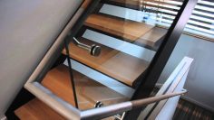 Details of a Modern Stair in a New York Residence