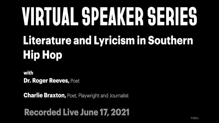 Dirty South Virtual Speaker Series: Literature and Lyricism in Southern Hip-Hop