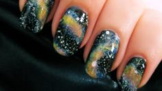 Easy Galaxy Nail Art