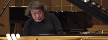 Elisabeth Leonskaja plays Mozart: Piano Sonata No. 12 in F Major, K. 332: II. Adagio