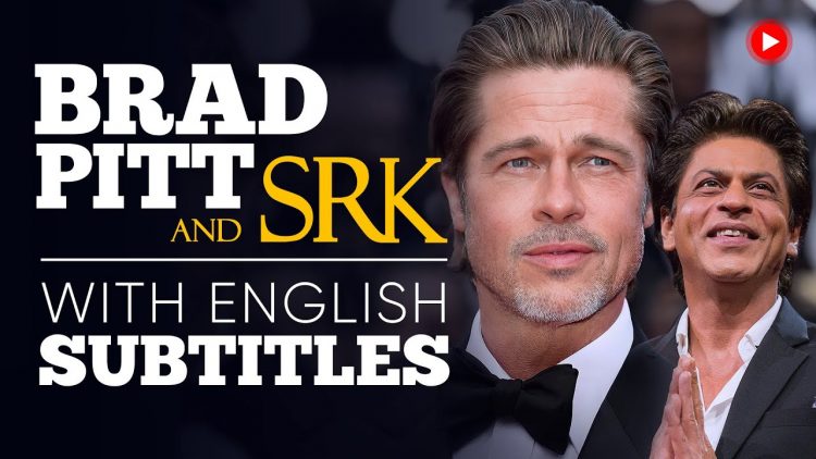 ENGLISH SPEECH | BRAD PITT & SRK: Brad Pitt meets SRK (English Subtitles)