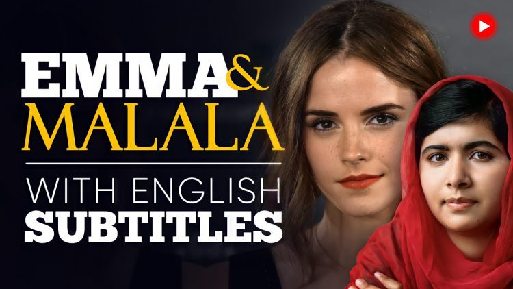 ENGLISH SPEECH | EMMA WATSON & MALALA: Amazing Interview (English Subtitles)