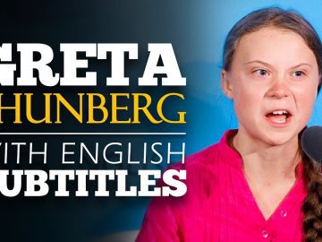 ENGLISH SPEECH | GRETA THUNBERG: How Dare You (English Subtitles)