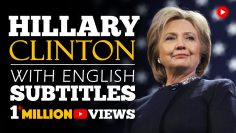 ENGLISH SPEECH | HILLARY CLINTON: Be Resilient (English Subtitles)