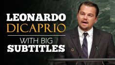 ENGLISH SPEECH | LEONARDO DICAPRIO: Climate Change (English Subtitles)