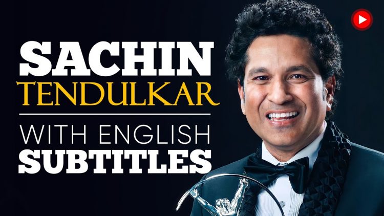 ENGLISH SPEECH | SACHIN TENDULKAR: Be the Best (English Subtitles)