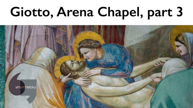 Giotto, The Lamentation, Arena Chapel, part 3 (of 4)