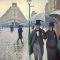 Gustave Caillebotte, Paris Street; Rainy Day