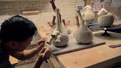 Haas Brothers Accretion Vase Production Process