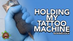 Holding A Tattoo Machine