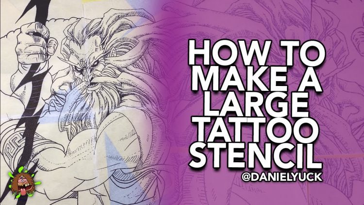 How To Make A Big Tattoo Stencil