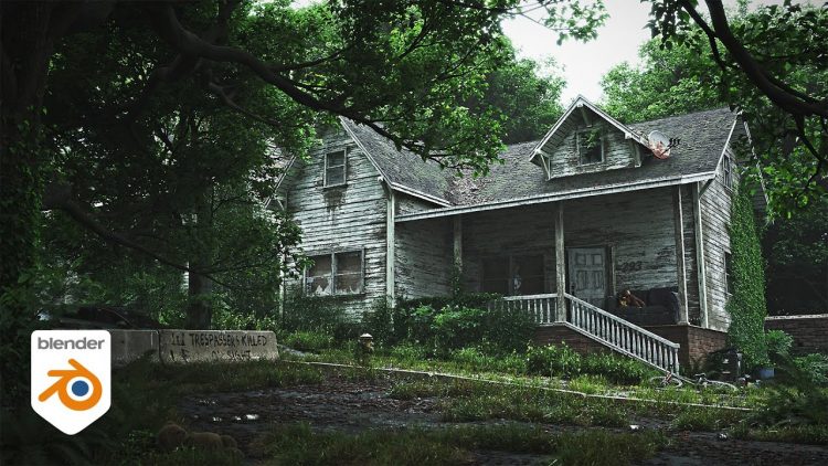 How to make an abandoned house in Blender – Tutorial