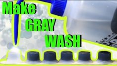 How to make👉 BLACK and GRAY WASH for TATTOOING 👈 Black ink and distilled water = Gray wash✅