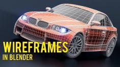 How to Render a Wireframe in Blender