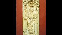 Ivory panel with Archangel (Byzantine)