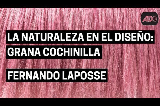 La naturaleza en el diseño: Grana Cochinilla | Fernando Laposse (con Audiodescripción)