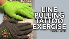 Line Pulling Tattoo Exercise
