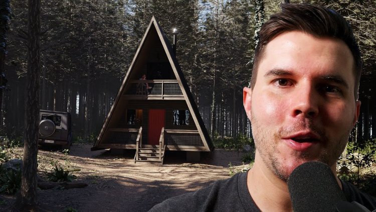 Making a Cabin in the Woods in 15 mins using Blender