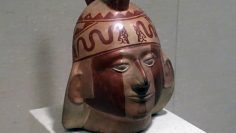 Moche Portrait Head Bottle