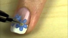 Nail Art using Real Flowers!