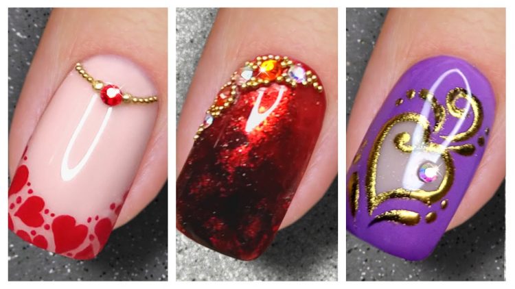 New Nail Art Designs 2021 ❤️ Valentines Day Nails