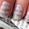 Newspaper Nail Art