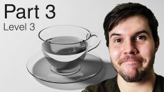 Part 3, Level 3: Glass and Liquid – Blender Beginner Tutorial