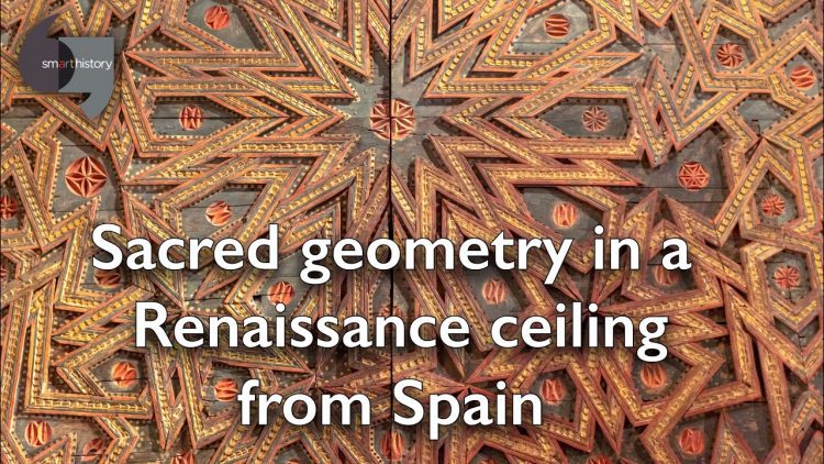 Sacred geometry in a Renaissance ceiling from Spain