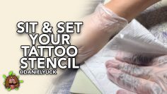 Sit & Set Your Tattoo Stencil