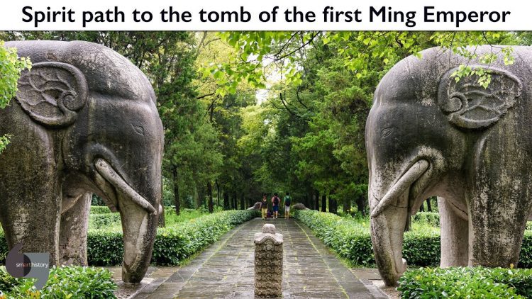 Spirit path to the tomb of the first Ming Emperor