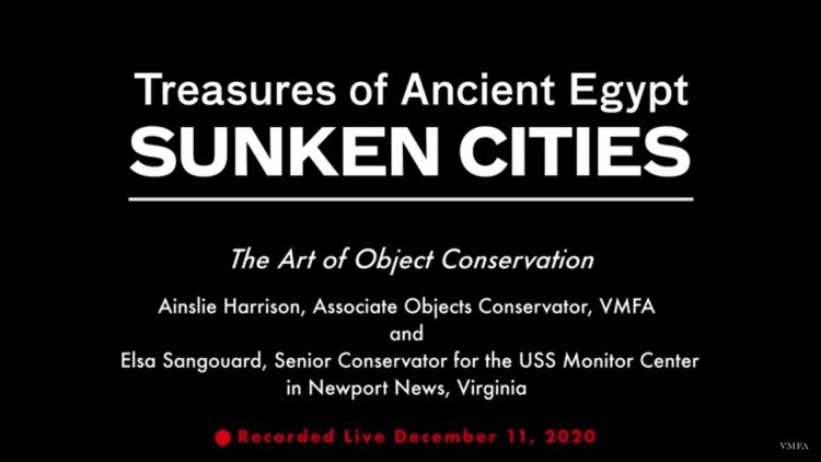 Sunken Cities Lecture: The Art of Object Conservation