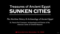 Sunken Cities Lecture: The Maritime History & Archaeology of Ancient Egypt