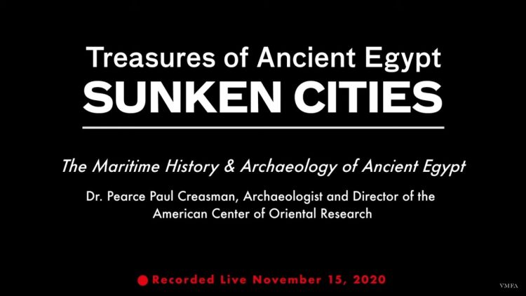 Sunken Cities Lecture: The Maritime History & Archaeology of Ancient Egypt