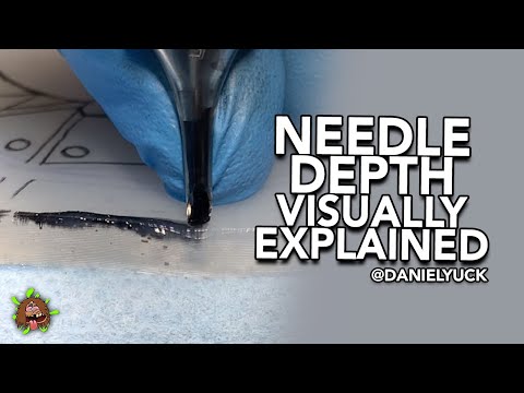 Tattooing 101-Needle Depth Visually Explained