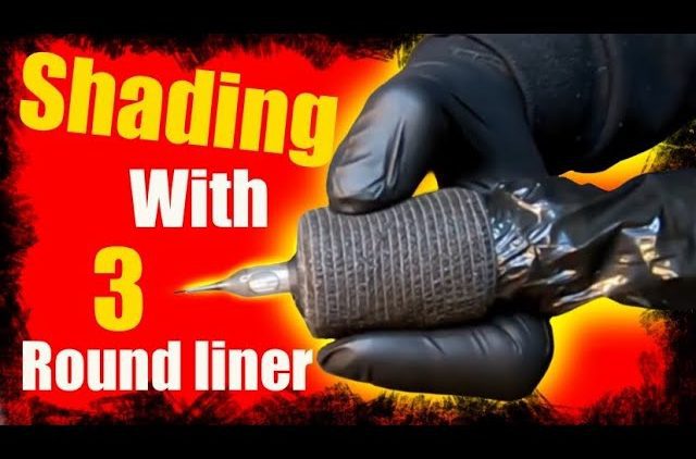 ✅Tattooing for Beginners:👉 How to SHADE with a 3 Round Liner❗❗