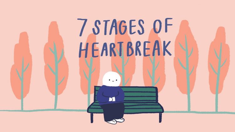 这 7 Stages of Grieving a Heartbreak