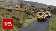 The final journey of the mystery man found on the moor (360 Video) – BBC News