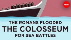 The Romans flooded the Colosseum for sea battles – Janelle Peters