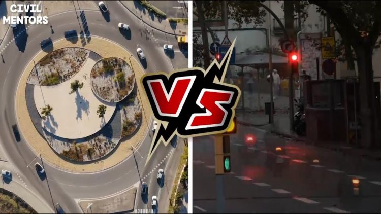 Traffic Lights Vs  Roundabouts – Which One is More Efficient